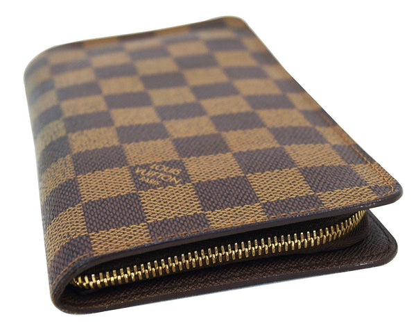LOUIS VUITTON Damier Ebene Porte Monnaie Zippy Long Wallet
