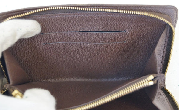 LOUIS VUITTON Damier Ebene Porte Monnaie Zippy Long Wallet