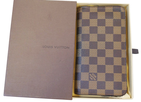 LOUIS VUITTON Damier Ebene Porte Monnaie Zippy Long Wallet