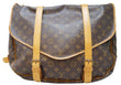 LOUIS VUITTON Monogram Canvas Saumur 43 Shoulder Bag