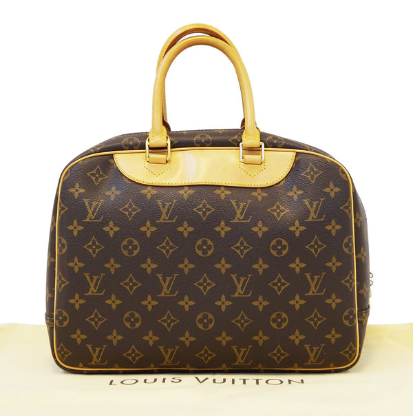 LOUIS VUITTON Monogram Deauville Boston Travel Handbag