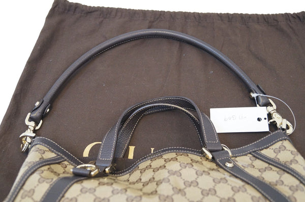 Gucci Abbey - Gucci GG Canvas Coated Shoulder Bag black