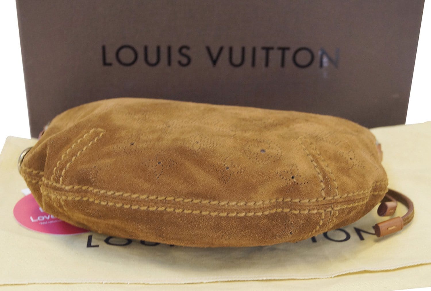 Louis Vuitton - Onatah PM Monogram Suede Hobo Bag Brown