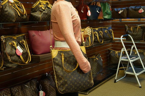 LOUIS VUITTON Monogram Odeon GM Shoulder Bag