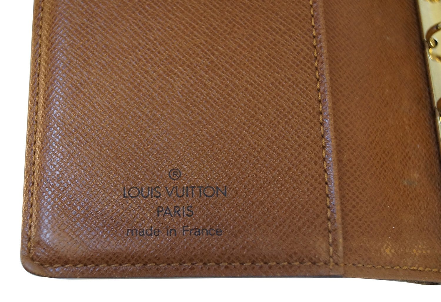 Authentic Louis Vuitton Monogram Agenda PM Day Planner Cover