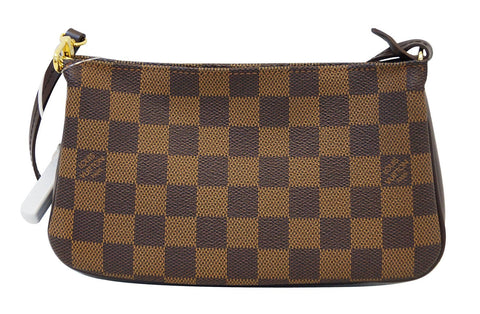 LOUIS VUITTON Damier Ebene Navona Pouch Handbag