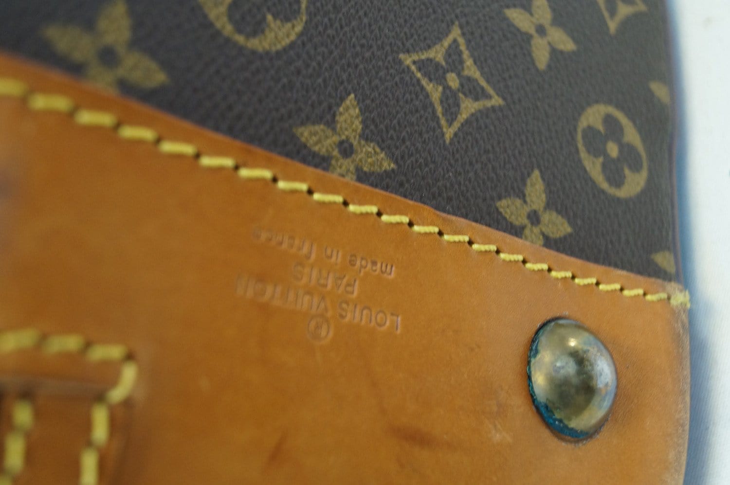 Louis Vuitton Stratos Extra Large Trunk Travel Suitcase Monogram at 1stDibs