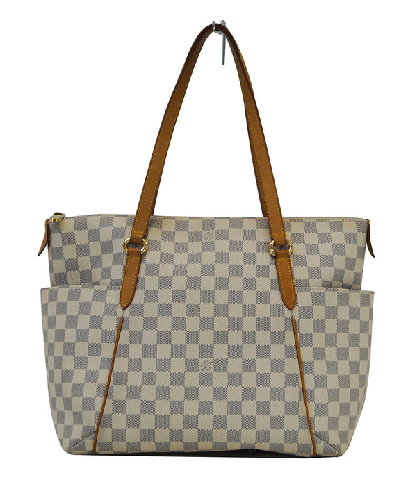 Louis Vuitton Damier Azur Totally MM Shoulder Handbag