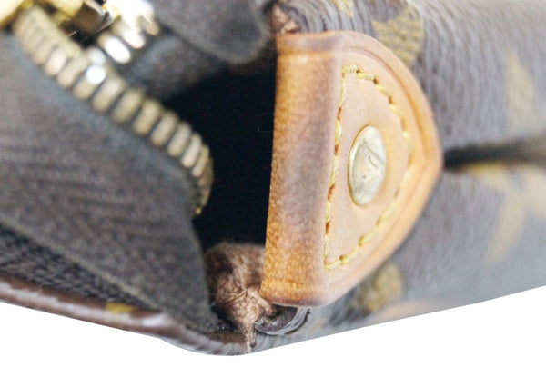 LOUIS VUITTON Monogram Canvas Pochette Eva Clutch Crossbody Bag