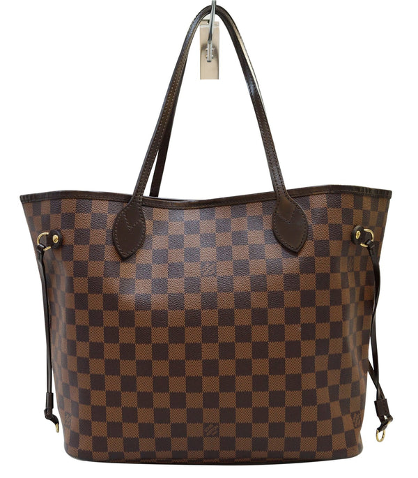 LOUIS VUITTON Damier Ebene Neverfull MM Shoulder Bag