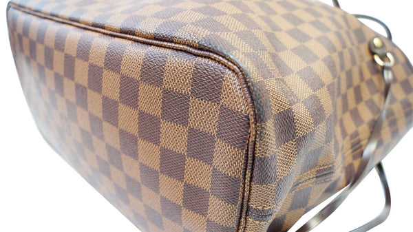 LOUIS VUITTON Damier Ebene Neverfull MM Shoulder Bag