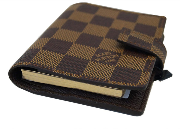 LOUIS VUITTON Damier Ebene Mini Agenda Notebook Cover