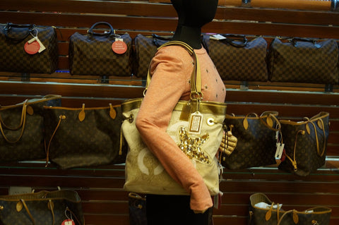 COACH Audrey Seaside Resort Jeweled Starfish Tote Bag E3097