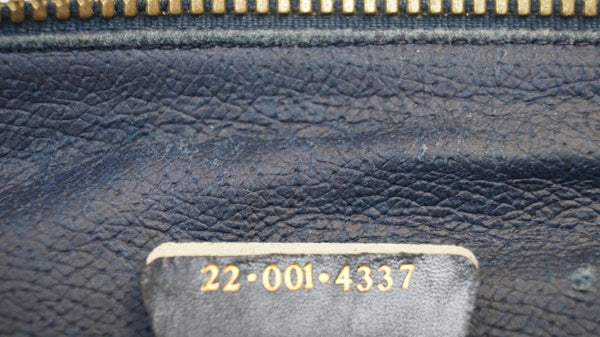 Gucci GG Canvas Blue Messenger Bag Vintage