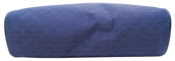 Gucci GG Canvas Blue Messenger Bag Vintage