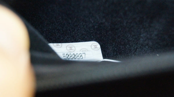 CHANEL CC Black Patent Leather 2way Vanity Case Cosmetic Bag