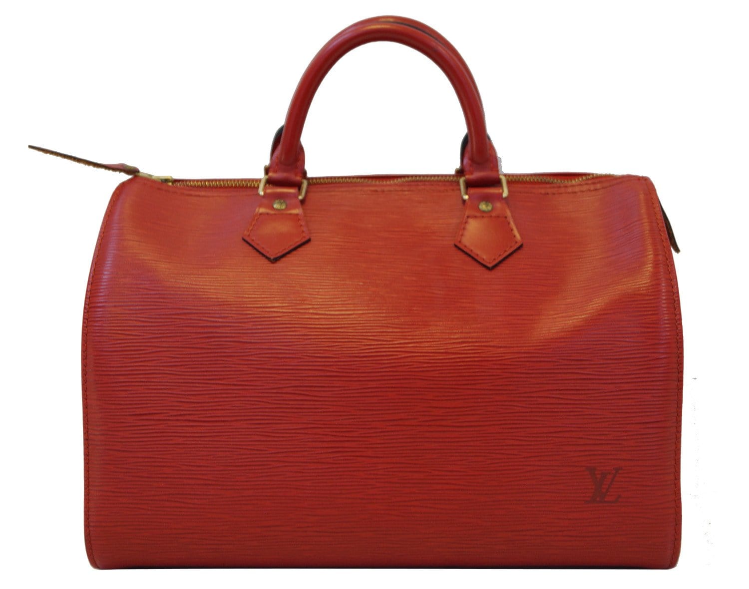 Authentic Leather Louis Vuitton Epi Speedy 30 - Women's Handbags