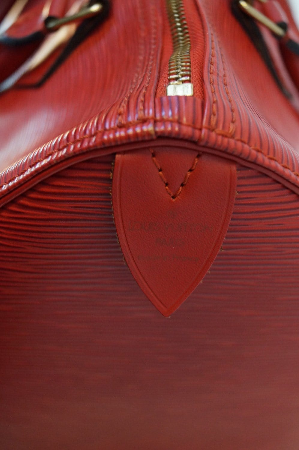 Louis Vuitton Red Epi Leather Business Bag