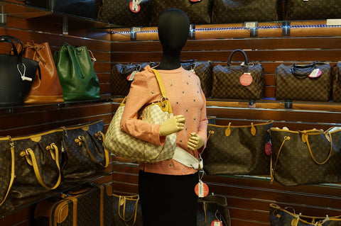 LOUIS VUITTON Damier Azur Galliera PM Shoulder Bag