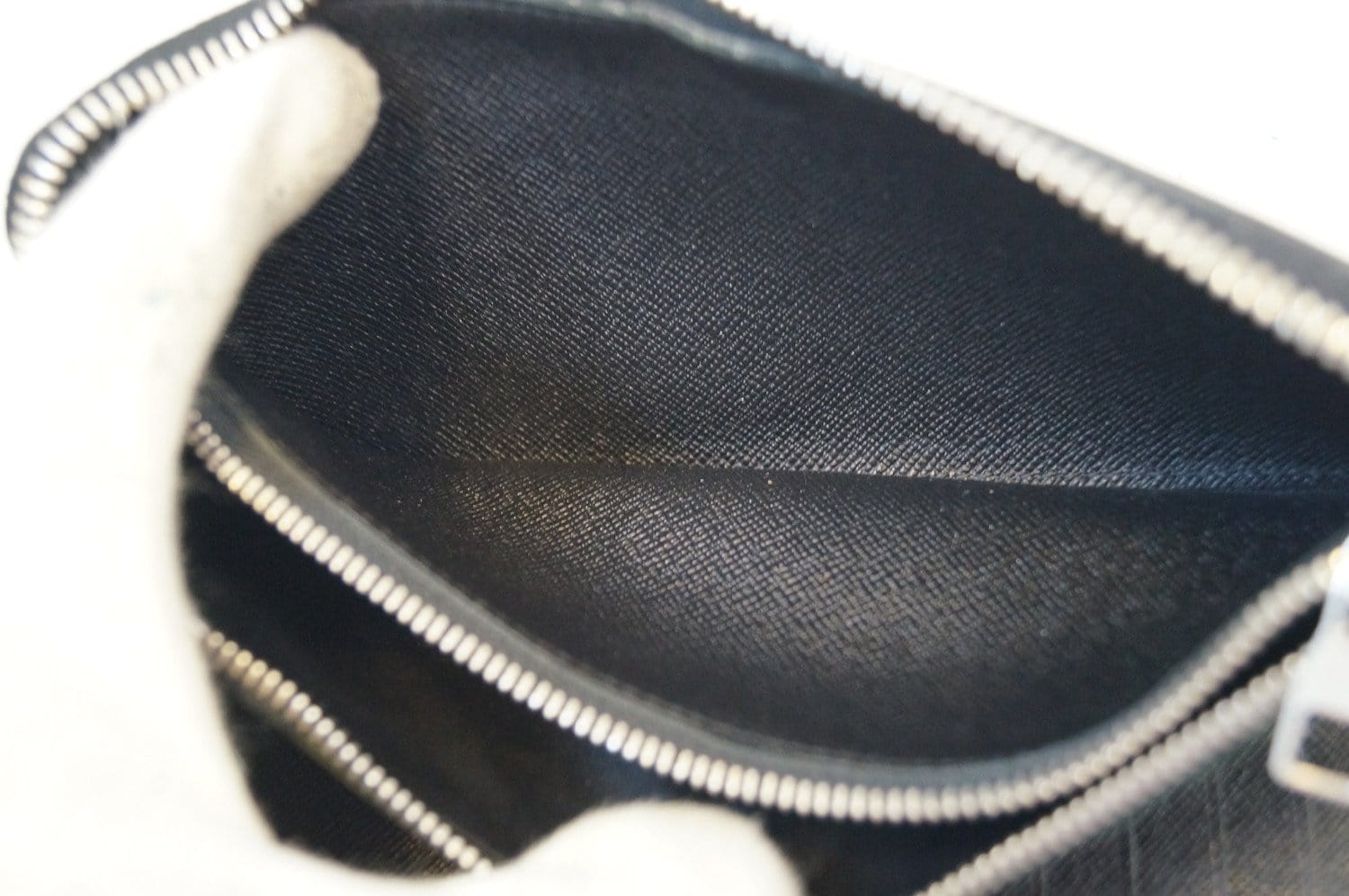 Auth Louis Vuitton Damier Graphite Zippy Wallet Vertical N63095