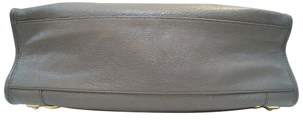 Balenciaga Metallic Edge City Shoulder Handbag - bottom view