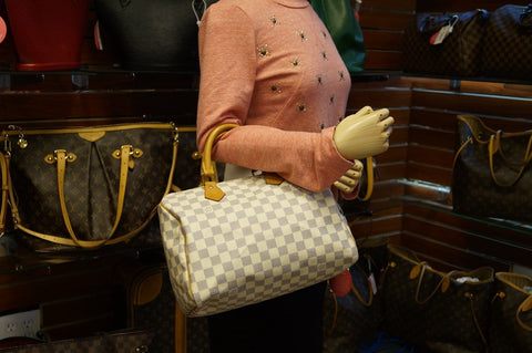 LOUIS VUITTON Damier Azur Speedy 30 Handbag - 30% Off