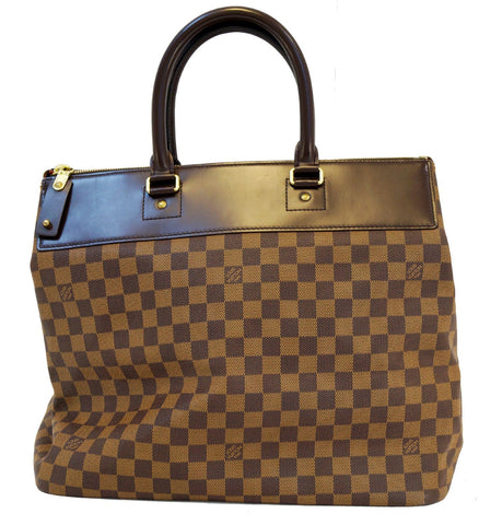 LOUIS VUITTON Damier Ebene Greenwich PM Boston Bag - 30% Off