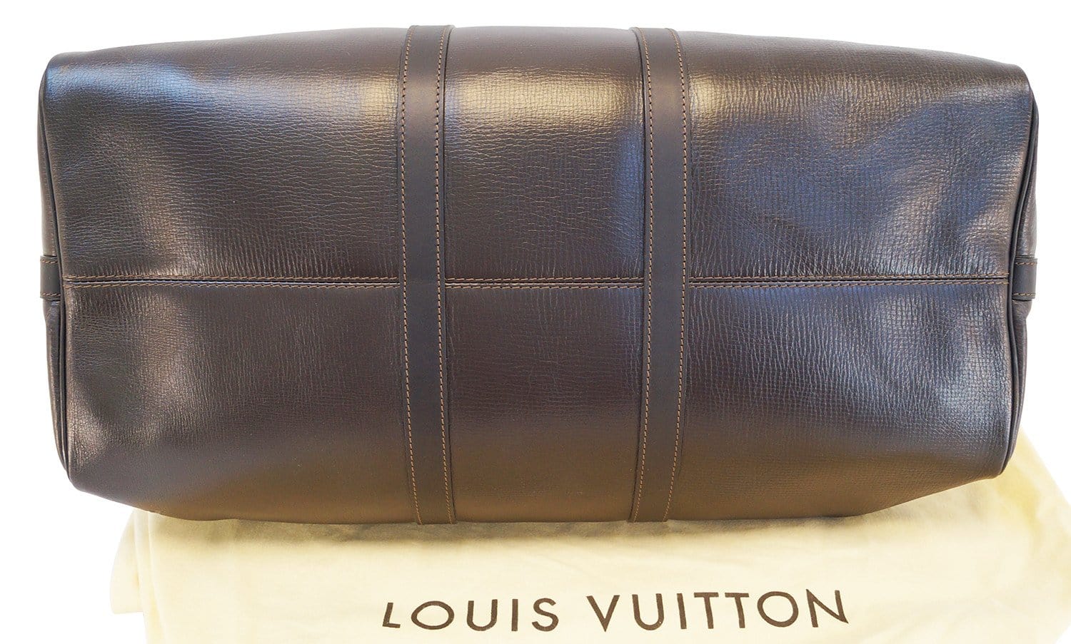 Keepall travel bag Louis Vuitton Brown in Plastic - 31830412