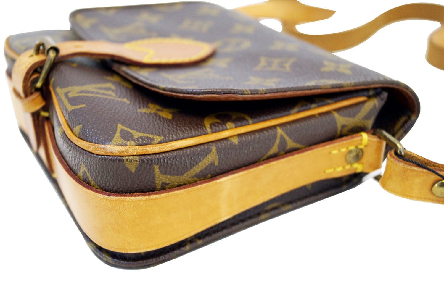 Louis Vuitton, Bags, Authentic Louis Vuitton Mini Cartouchiere Shoulder  Bag Monogram Leather B