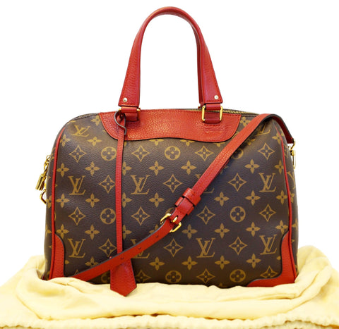 LOUIS VUITTON Monogram Retiro NM Coquelicot Shoulder Bag