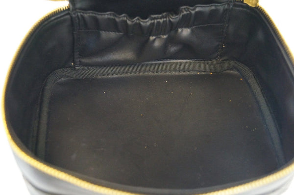 CHANEL Caviar Skin Vanity Cosmetic Bag Black - Final Call