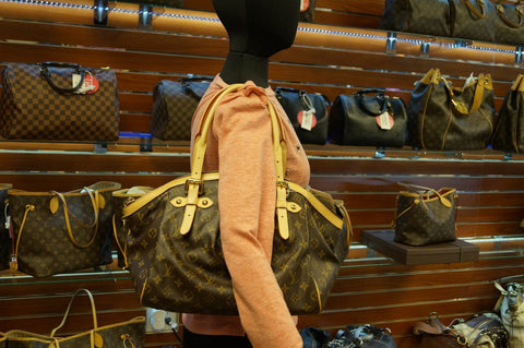 LOUIS VUITTON Monogram Tivoli GM Brown Tote Bag