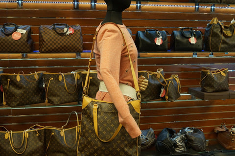 LOUIS VUITTON Monogram Odeon GM Shoulder Bag