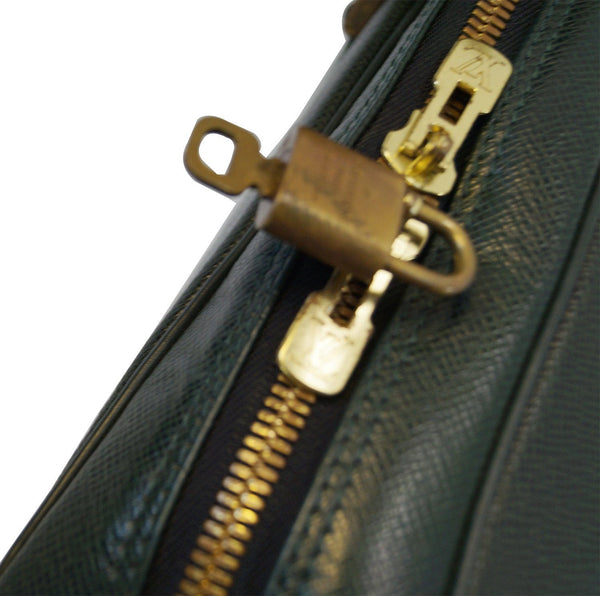 LOUIS VUITTON Taiga Acajou Helanga 1 Poche Boston Bag - Final Call