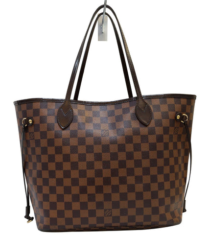 LOUIS VUITTON Damier Ebene Neverfull MM Shoulder Bag