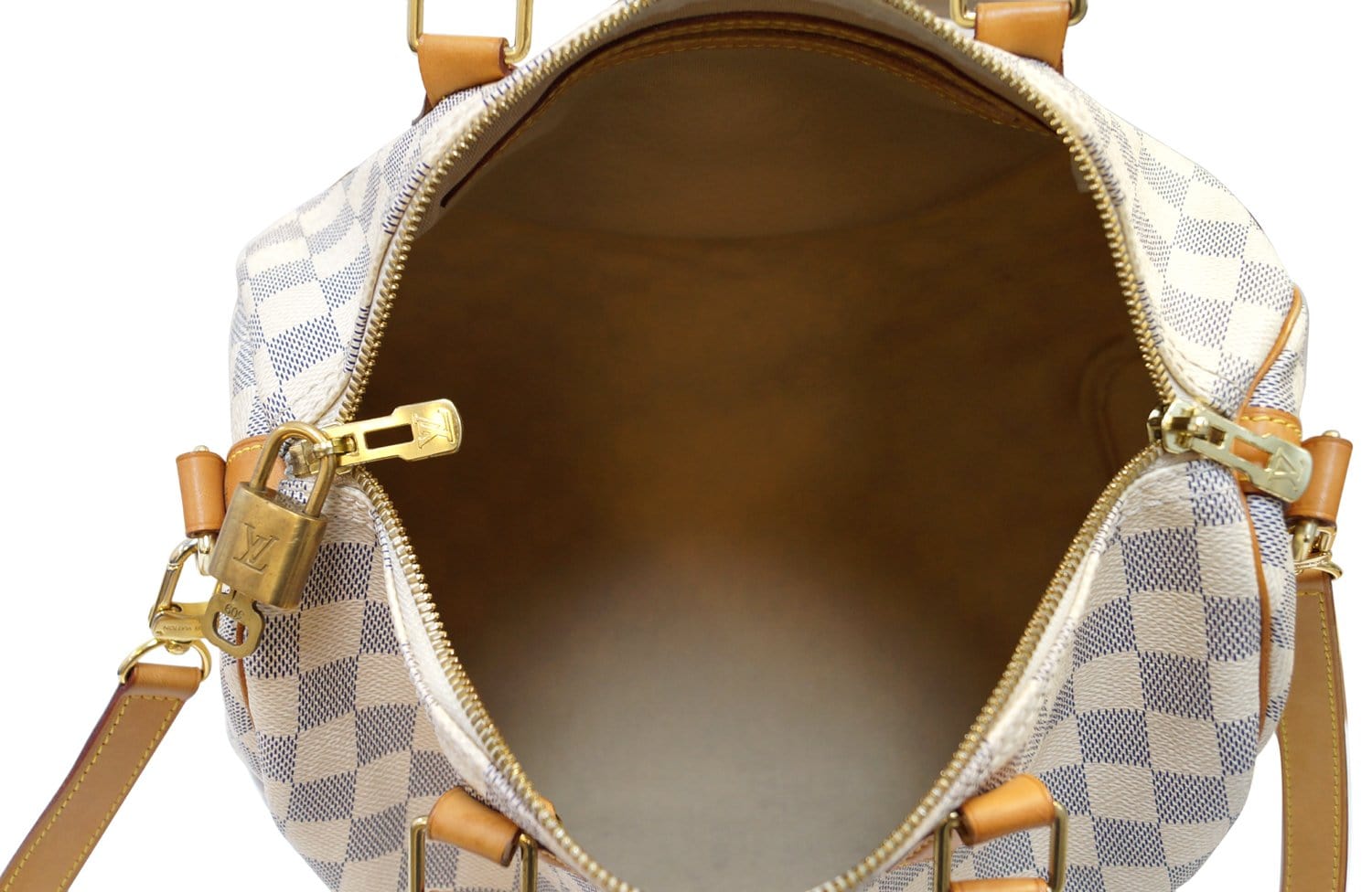 Louis Vuitton 2021 Damier Azur Braided Speedy Bandouliere 30 - Neutrals Handle  Bags, Handbags - LOU630590