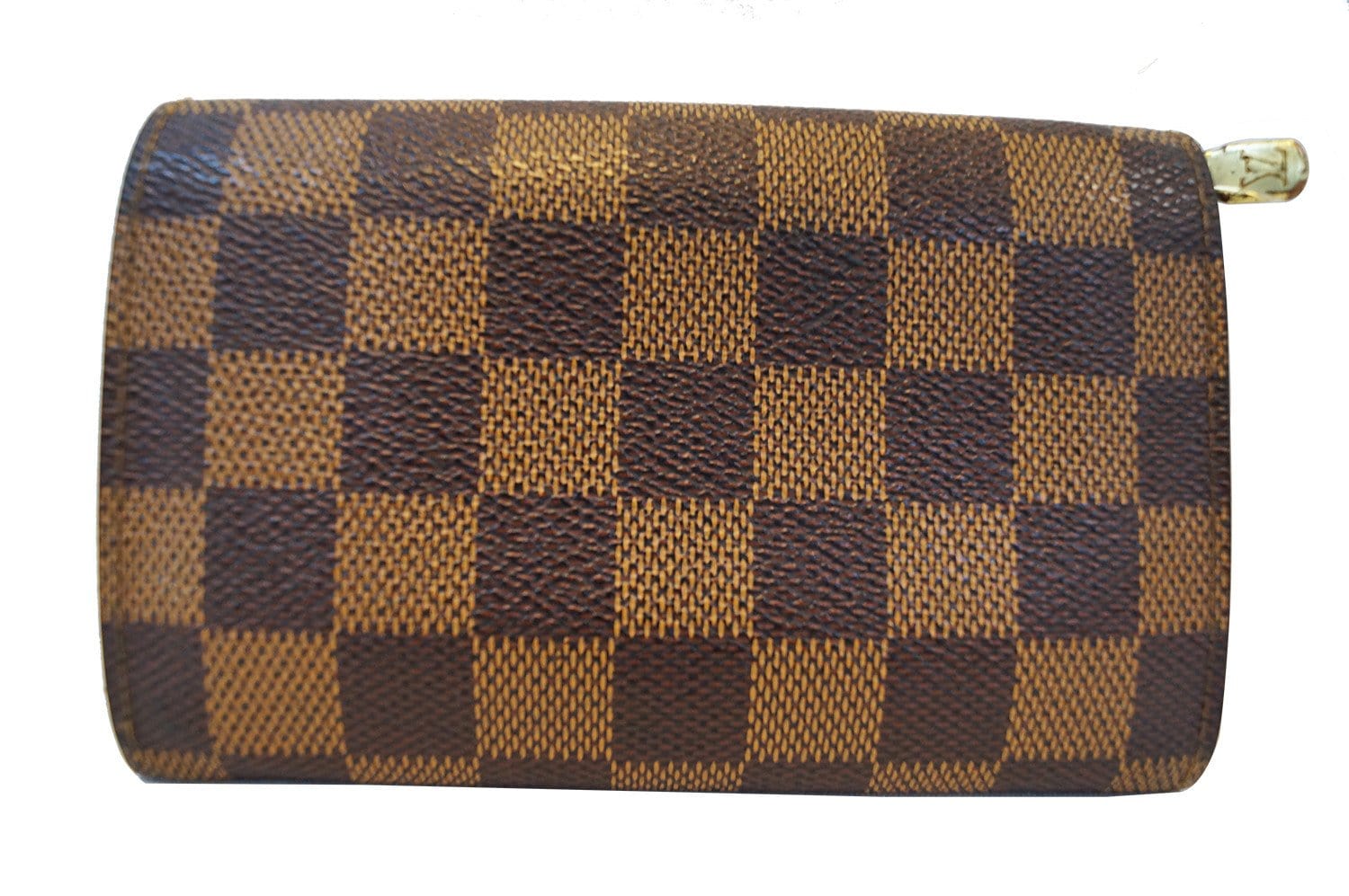 Authenticated Used LOUIS VUITTON/Louis Vuitton Portefeuille Tresor bi-fold wallet  Damier Ebene N61736 CA0036 
