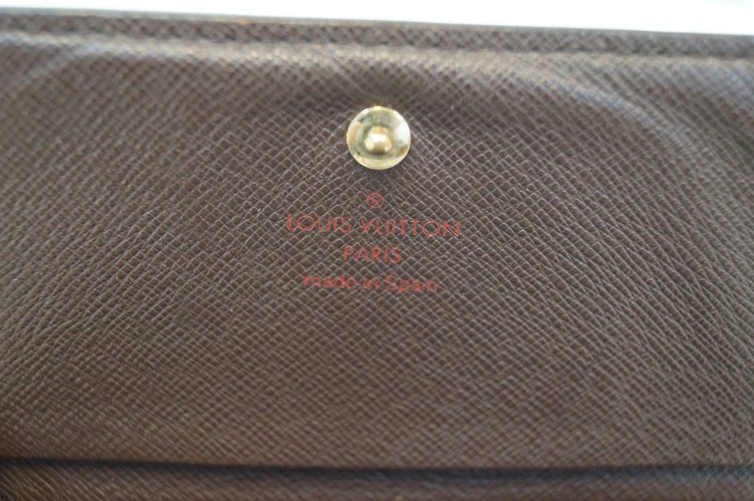 Louis Vuitton Damier Ebene Brown Tresor Wallet - A World Of Goods