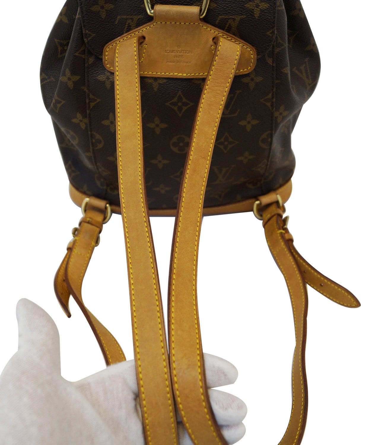Louis Vuitton Backpack Montsouris Bag Monogram France MM Vintage
