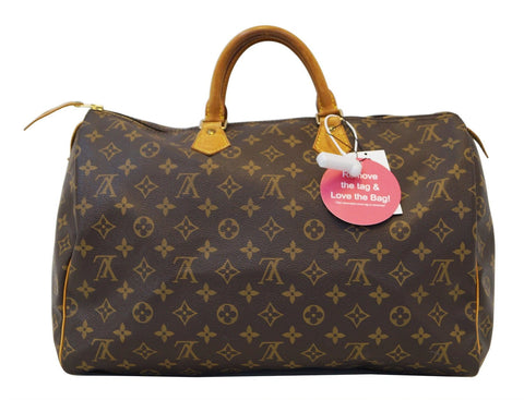 LOUIS VUITTON Monogram Canvas Speedy 40 Handbag