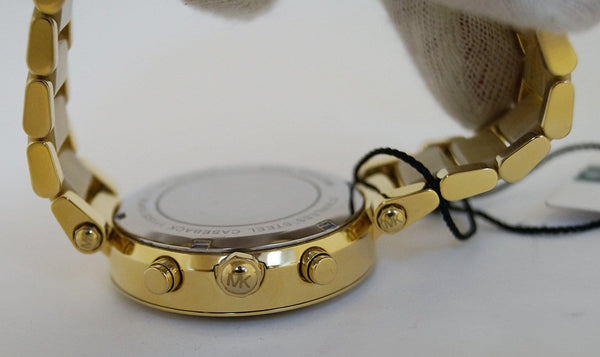 MICHAEL KORS Parker Champagne Dial Gold Tone Chronograph Women's Watch MK5632