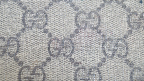 GUCCI Brown GG Canvas Checkbook Cover 162358