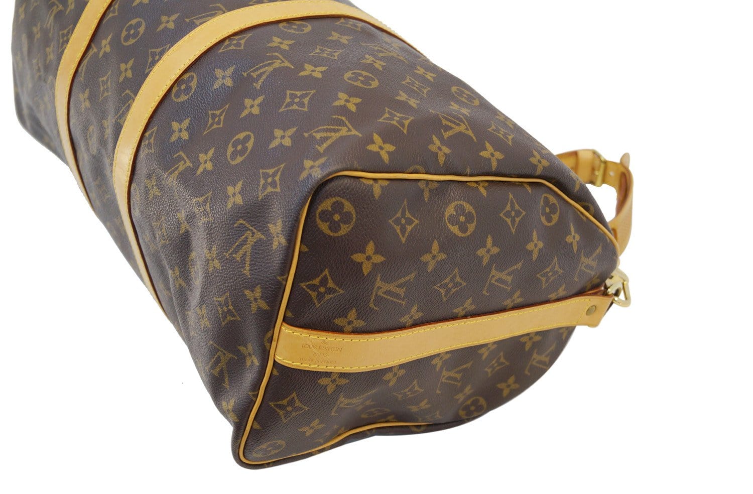 Shop Louis Vuitton Keepall Monogram Logo Boston Bags (M59676
