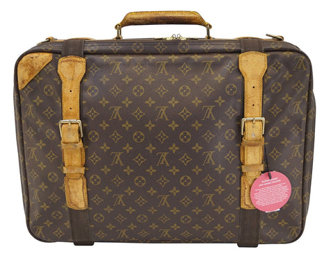 LOUIS VUITTON Monogram Satellite 53 Travel Suitcase Handbag