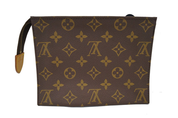 LOUIS VUITTON Monogram Poche Toilette 19 Cosmetics Pouch