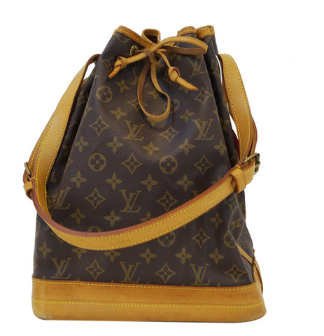 LOUIS VUITTON Monogram Noe Large Brown Shoulder Bag