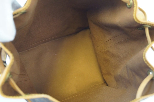 LOUIS VUITTON Monogram Noe Large Brown Shoulder Bag 
