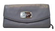Michael Kors Jet Set Wallet Slim Flap Bag in Gray