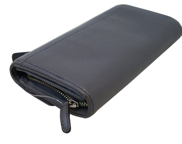 Michael Kors Jet Set Wallet Slim Flap Bag in Gray with zip