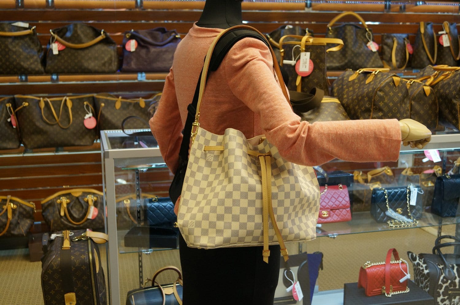 Only 718.00 usd for LOUIS VUITTON Girolata Damier Azur Online at the Shop